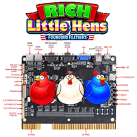 Carte de jeu PCB à monnayeur Rich Little Hens Vertical Skill Game Board Regular/Skill Preview pour machine de jeu d'arcade et d'amusement