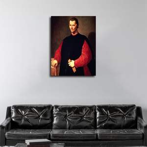 Figure historique personnalisé Niccolo Machiavelli Portrait toile peintures et Art mural décor à la maison philosophie politique mur Art imprimer - Product Image 3