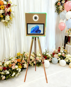 บูธถ่ายภาพกระจกวิเศษลดราคาพิเศษ พร้อมหน้าจอสัมผัส กล้องถ่ายรูปในตัว และเครื่องพิมพ์ (ตัวเลือกเสริม)  พร้อมกระเป๋าเดินทางแบบแข็ง  <span class=keywords><strong>สี</strong></span>เมทัลลิก - Product Image 3