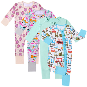 <span class=keywords><strong>Pijama</strong></span> de Bambú de la Mejor Calidad, Camisón Anudado para Bebé, Ropa Antibacteriana para Bebé, Mono de Algodón Suave con Cierre para Recién Nacido - Product Image 1