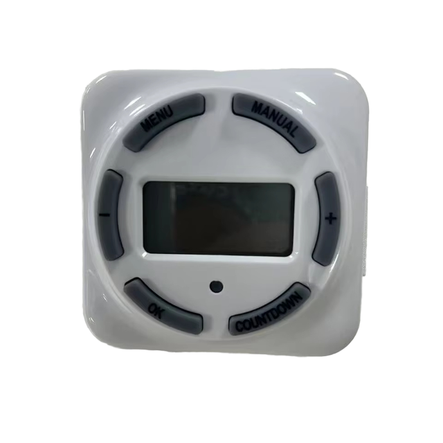 Plug-Powered Digital Timer 15A/125V for Home & Industrial Use