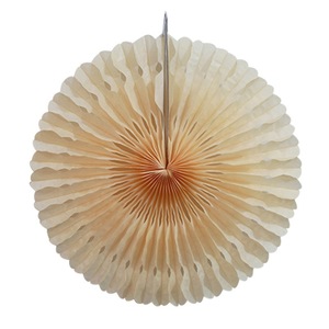 Abanico de papel con diseño de panal de abeja brillante para decoración de techos y paredes en fiestas y festivales - Product Image 2