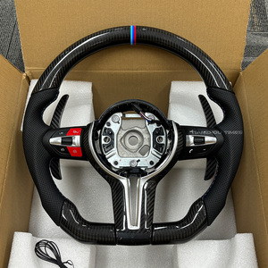 Volante Calefactable de Fibra de Carbono Serie F para BMW F30 F10 535i F32 F20 F36 F22 M4 F82 X5 F15 F80 M3 F11 F31 F01 F07 X3 F25 - Product Image 6