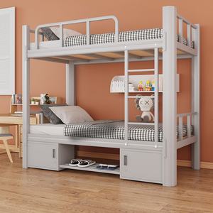 Складная прочная металлическая двухъярусная кровать - Product Image 4