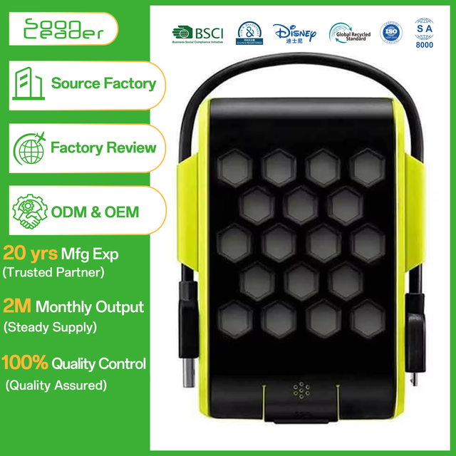 Soft Silicone Wholesale Premium Multi-color Cushioning Shockproof Portable Hard Drive Case for Desktop Laptop