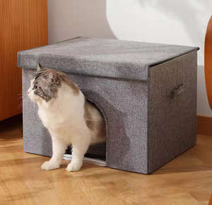 Maison de refroidissement multifonctionnelle pour animaux de compagnie, résistante aux intempéries, isolée thermiquement, abri de refroidissement pour chat, maison de glace - Product Image 2