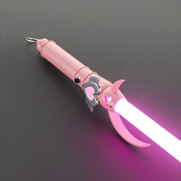Nexussaber - Sable de Luz con Empuñadura Metálica de Sailor Moon, Cambio Infinito de Color, Hoja Neopixel para Duelos Intensos, Sonidos Personalizados, Control por Aplicación