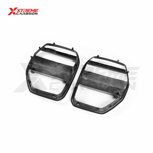<span class=keywords><strong>Grille</strong></span> de <span class=keywords><strong>radiateur</strong></span> en fibre de carbone sèche noire brillante XTREME pour BMW G80 G81 G82 G83 M3 M4, calandre avant de type V, calandre de voiture - Product Image 5