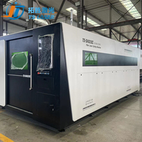 Máquina de Corte Láser de Fibra CNC TS LASER de 6000W para Chapa Metálica de 20mm de Espesor, Cobertura Total, Alto Nivel de Seguridad