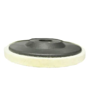 SATC 5X7/8 125Mm Permukaan Roda Buffing Wol Merasa Polishing Flap Disc untuk Logam Batu Gerinda