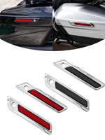 Cache-chaînes de selle moto en promotion - Aluminium et plastique ABS, installation facile pour Touring, Road, Street Glide