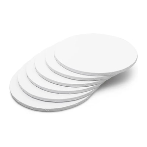 Haute qualité personnalisée 10 12 14 pouces rond 4 mm épaisseur MDF planche à gâteau masonite Dessert blanc gâteau tambours - Product Image 1