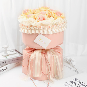 Nine-Colored Ribbon Pleated Solid Color Satin Trim 25mm For <b>Bags</b> Decoration Craft <b>Sewing</b> Trimming - Product Image 2