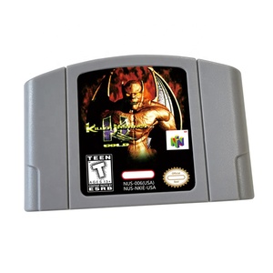 Version américaine anglaise - <span class=keywords><strong>Jeu</strong></span> vidéo rétro Bated Maned Killer Instincted Gold N64 - Cartouche <span class=keywords><strong>de</strong></span> <span class=keywords><strong>jeu</strong></span> 64 bits pour N64 - Product Image 5