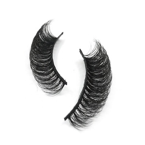 A3D30 Faux <span class=keywords><strong>cils</strong></span> en bande, courbure D, style russe, effet œil de chat, en vison synthétique - Product Image 2