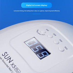 Lampe à ongles UV LED portable haute puissance avec capteur intelligent, séchoir à vernis gel, logo personnalisé pour salon de manucure - Product Image 4