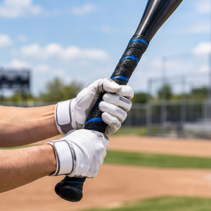 Empuñadura de bate de béisbol con logo personalizado, suave, de PU antideslizante, perforada, adhesiva y resistente al calor. - Product Image 3
