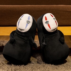 Peluche Kaonashi de Spirited Away par Hayao <span class=keywords><strong>Miyazaki</strong></span>, <span class=keywords><strong>personnage</strong></span> d'anime, jouet en peluche, cadeau idéal avec du coton PP, poupée anti-stress - Product Image 5