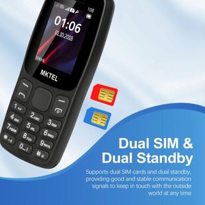 Téléphone portable 2G à clavier, double SIM, avec fonction de déverrouillage, neuf, haute qualité, prix de gros abordable - Product Image 4