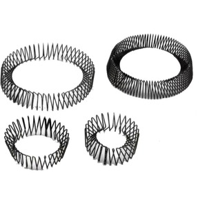 Anillo de junta tórica de resorte en espiral, resorte metálico industrial de acero, tamaño personalizado, para mano izquierda/derecha, sellado axial inclinado, sello de aceite, escudo neumático - Product Image 1
