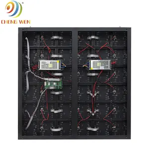 Simple Iron Cabinet Fixed LED Screen Display P2 P2.5 P3 P4 Modular Panel 960x960 Mm Front Maintenance Led Wall Billboard