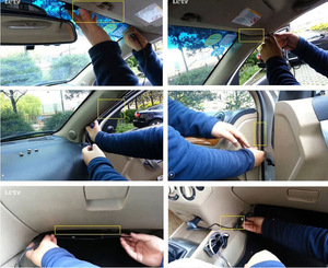 2นิ้ว<span class=keywords><strong>หน้า</strong></span><span class=keywords><strong>จอ</strong></span>IPS Dash Camเลนส์คู่รถ3ช่องDashcam 1080Pกล้องคู่รถDvrรถกล่องสีดํา - Product Image 6