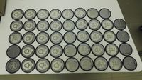 Verre de projecteur Gobo, lentille Gobo, verre laser