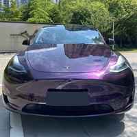 Film de protection de peinture (PPF) en TPU pour voiture, couleur métallisée brillante, protection UV à 99 %, installation à sec, anti-rayures, vente chaude, fourniture directe usine