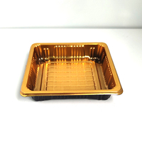 JY-81201 Einweg-quadratische Verpackung Sushi-Tablett mit Deckel Kunststoff Takeout Lebensmittel behälter Verpackungs box