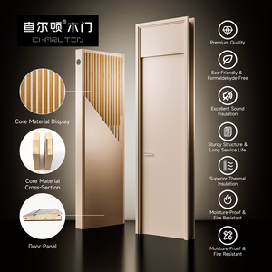 <span class=keywords><strong>Puertas</strong></span> <span class=keywords><strong>de</strong></span> Melamina Insonorizadas OEM ODM para Interiores, Diseño Moderno para Baño, Hospital, Casa <span class=keywords><strong>de</strong></span> Campo - Product Image 5