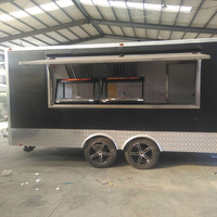 Camion de rue cuisine mobile entièrement équipée extérieur chariot de nourriture camion de crème glacée kiosque à café concession remorque de nourriture