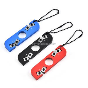 Cocina y uso al aire libre aleación de aluminio carburo <span class=keywords><strong>Mini</strong></span> afilador de cuchillos al aire libre caza portátil camping cuchillos afilador <span class=keywords><strong>amoladora</strong></span> - Product Image 4