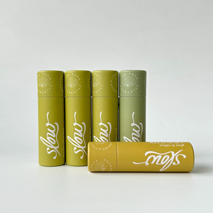 Emballage de baume à lèvres en papier biodégradable, emballage de déodorant, tube en papier à poussoir, tube rond, boîte en carton pour cosmétiques - Product Image 2