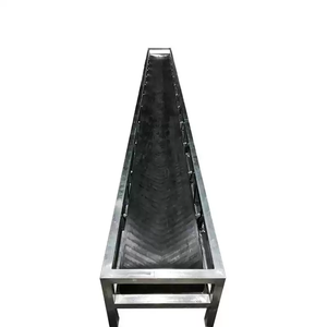 Convoyeur à bande en caoutchouc ignifuge à 2 couches, largeur 500 mm, vitesse réglable, économique - Product Image 4