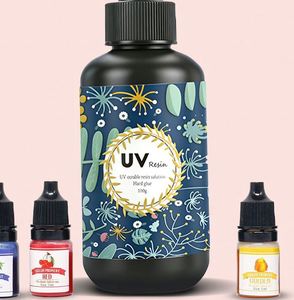ชุดเรซิ่นยูวีสำหรับงานฝีมือแบบมืออาชีพ เรซิ่นอีพ็อกซี่ใสแข็ง สำหรับทำเครื่องประดับ แห้งเร็ว ใช้กับแม่พิมพ์ จี้ ต่างหู พวงกุญแจ รุ่น MODEL - Product Image 3