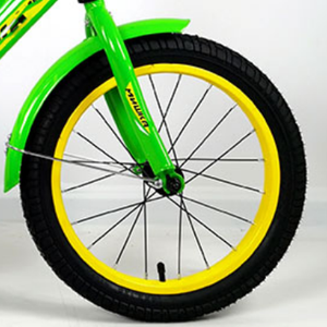 16 אינץ' BMX אופני ילדים מסגרת פלדה מהירות אחת זול סִגְנוֹן צמיג אוויר צבע להתאמה אישית לילדים לשני המינים 5-7 שנים אימון - Product Image 4