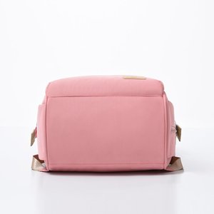 Zaino Fasciatoio Grande Capacità per Mamme, Design Cartoon Rosa, Borsa da Viaggio per Neonati e Maternità - Product Image 5
