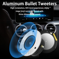 Tweeter de Aluminio de Alta Calidad, 4 Ohmios, Bobina de Voz de Titanio de 3.9 Pulgadas, Altavoz de Audio de Dos Vías, Crossover de Audio de 150W