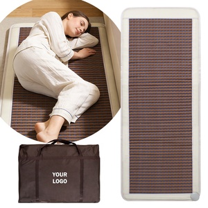 Coussin de massage chauffant PEMF infrarouge lointain avec billes de tourmaline et d'argile céramique – Produit de santé pour le corps entier à usage domestique - Product Image 1