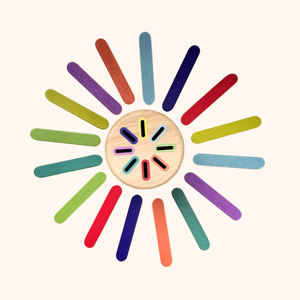 Juguetes Montessori para Bebé 3 en 1, <span class=keywords><strong>Actividades</strong></span> con Vasos de Clasificación por Color, Habilidades Motrices Finas, Juguetes Sensoriales para Niños Pequeños, Juguete de <span class=keywords><strong>Madera</strong></span> INNOTOP para Edades 3-7 - Product Image 5
