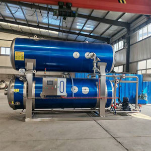 Esterilizadores de Alimentos Automáticos Personalizados de Acero Inoxidable para Altas Temperaturas (134-135 °C), Nuevos, Envasados al Vacío, Embotellados y Enlatados, 1 Año de Garantía - Product Image 2