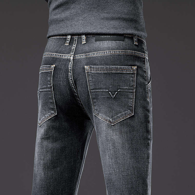 Vintage Style Men Denim Jean Comfortable Durable Pants for Casual Wear and Outdoor Use