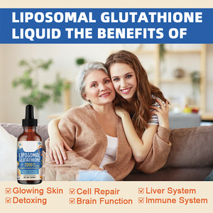 En stock : Gouttes liquides de glutathion liposomal 2000 mg avec <span class=keywords><strong>vitamine</strong></span> <span class=keywords><strong>C</strong></span>, acide hyaluronique, aloe vera, antioxydant, soutien détoxifiant, 2 fl oz - Product Image 2