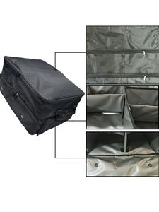 Golf Trunk Organizer Storage with Separate Compartment for 2 Pair Shoes up to US Mens 16 Golf Car <b>Locker</b> Organizer for Balls - Product Image 5