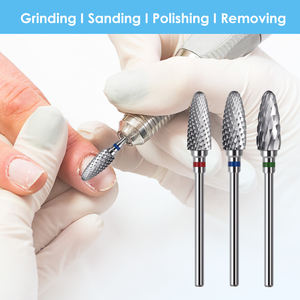 Punte Fresa per Unghie a Fiamma Yaqin da 3/32'' Lima per Unghie Acriliche Professionale per Manicure Pedicure Cuticole e Lucidatura Gel - Product Image 4