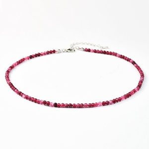 Collar bohemio de cuentas de piedra Natural de Color caramelo para mujer, joyería de moda de verano hecha a mano para regalo, aspecto de polvo de cristal curativo - Product Image 6