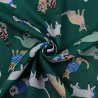 Écharpe longue à imprimé animal de chat mignon avec foulards imprimés à pompon Écharpe hijab châle en polyester