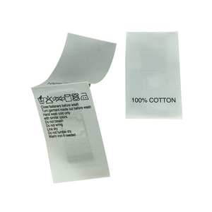 Polyester Nylon Ribbon satin may quần áo tag UHF RFID rửa chăm sóc nhãn tag - Product Image 4
