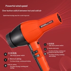 Potente Secador de Pelo Profesional de 1650W, Secado Rápido, para Uso Doméstico y en Salón, con Boquilla Concentradora - Product Image 3