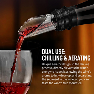 <b>Wine</b> Chiller Stick Stainless Steel Bottle <b>Stopper</b> Reusable <b>Wine</b> Cooler with Seal Cap for <b>Wine</b> Bottles - Product Image 5